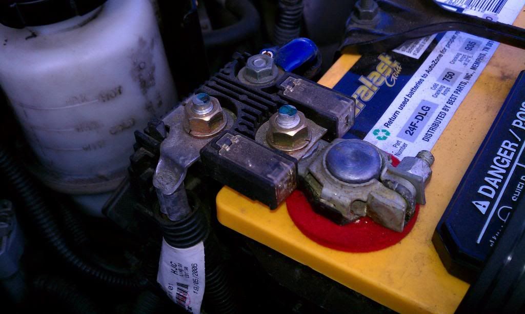 Positive Battery Terminal Corrosion Second Generation Nissan Xterra